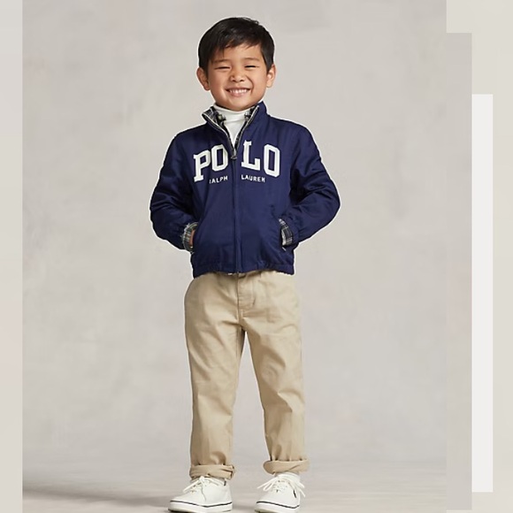 Polo by Ralph Lauren Reversible Twill Oxford Boys Jacket - Picture 2 of 12